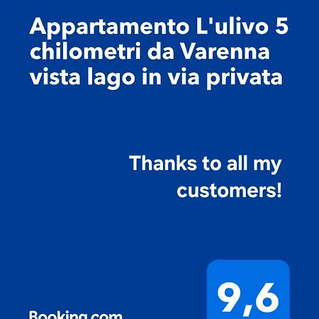 Apartmán L'ulivo 5 Chilometri Da Varenna Vista In Via Privata *